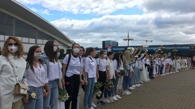 Акція солідарності у Мінську Акція солідарності у Мінську