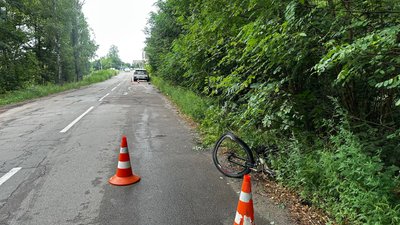 ДТП, дитина,8-річний велосипедист, водій Kia Niro, лікарня, поліція