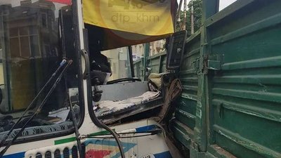 Протягом останнього місяця чотири тролейбуси були пошкоджені у ДТП. Фото: dtp.hm