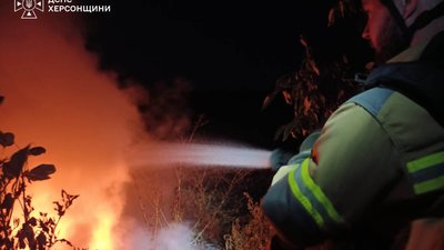 ДСНС, пожежа, обстріл