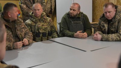 Залужний з Шапталою та Умєровим відвідали позиції у районі Куп'янська: Сирський доповів про ситуацію