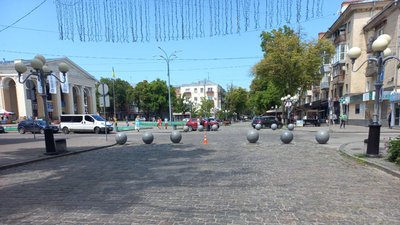 У центрі Полтави обмежили рух машин У центрі Полтави обмежили рух машин