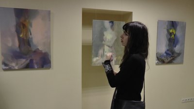 Виставку живопису Юрія Писаря "Amorphous" відкрили в Івано-Франківську