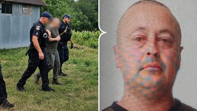 Колаж: зліва — затримання Валерія Міглея, справа — Валерій Міглей