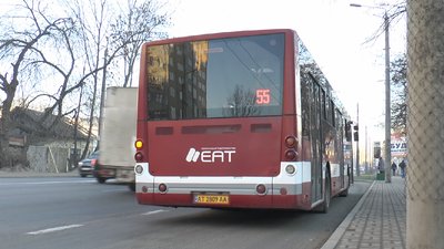 В Івано-Франківську може змінитися схема руху комунального автобуса № 55