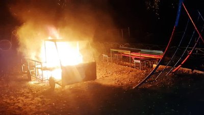 У Рівному з'явився палій будиночків біля дитсадка У Рівному з'явився палій будиночків біля дитсадка