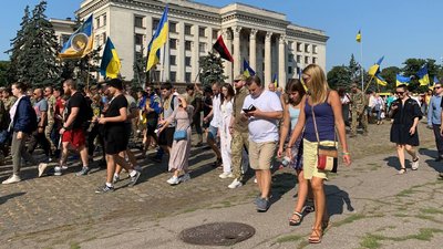 В Одесі розпочався Марш захисників України В Одесі розпочався Марш захисників України