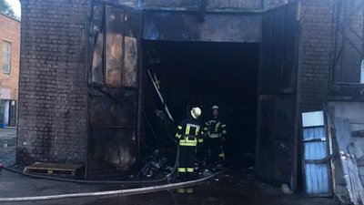 У Запоріжжі горіла пересувна кав'ярня У Запоріжжі горіла пересувна кав'ярня