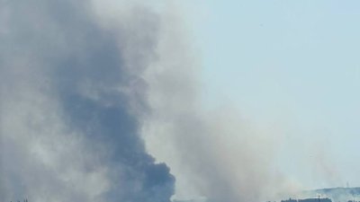Дим після вибухів у Хмельницькому, 31 липня 2026 року