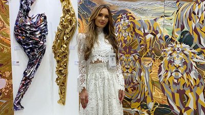Черкаська художниця представила Україну на арт-форумі в Дубаї