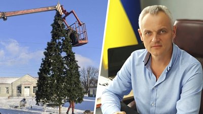 У громаді Харківщини, голова якої повернувся з фронту, вирішили встановити ялинку