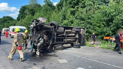 Аварія ДТП Проні - Стасі маршртука Аварія ДТП Проні - Стасі маршртука