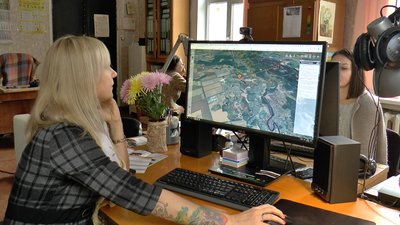 Ксенія Малік показує як виглядає інтерактивна мапа