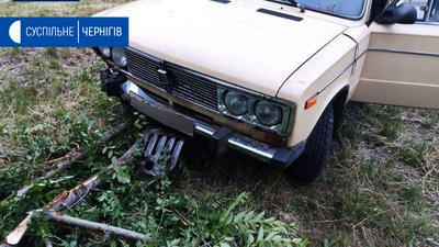 У Чернігові п'яний водій врізався в дерево