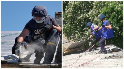 На Донеччині з квітня рятувальники відновили понад 300 будинків