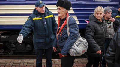 На Тернопільщину прибув евакуаційний потяг На Тернопільщину прибув евакуаційний потяг