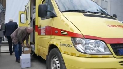 На Тернопільщині волонтери отримали допомогу з Бельгії та з Лондона