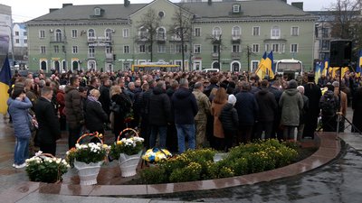 У Рівному попрощалися із пластуном, журналістом і військовим розвідником Тарасом Давидюком У Рівному попрощалися із пластуном, журналістом і військовим розвідником Тарасом Давидюком