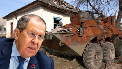 Лавров назвав фейком російські звірства у Ягідному на Чернігівщині