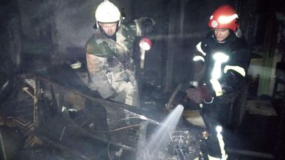 У Запорізькій області сталася пожежа, під час якої травмувався чоловік