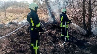На Черкащині за добу сталося шість пожеж сухостою На Черкащині за добу сталося шість пожеж сухостою