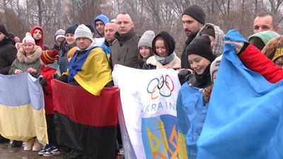 В Івано-Франківську відбулася акція "Ланцюг єдності"