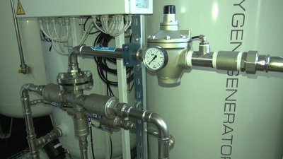 В лікарні Бахмута будують кисневу станцію