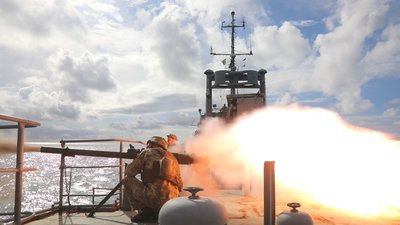 У Чорному морі відбулися навчання корабельно-десантної групи ВМС У Чорному морі відбулися навчання корабельно-десантної групи ВМС