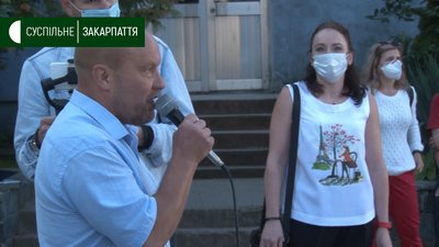 Мирний мітинг відбувся в Чопі