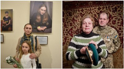 У Кропивницькому презентували виставку світлин рідних українських військових, які загинули на Сході