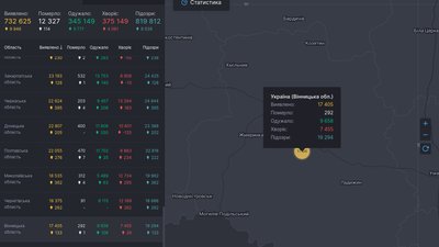133 випадки інфікування COVID-19 виявили за добу на Вінниччині 133 випадки інфікування COVID-19 виявили за добу на Вінниччині