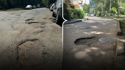 Стан міжбудинкових проїздів на вулиці Скальда та Героїв Майдану у Чернівцях
