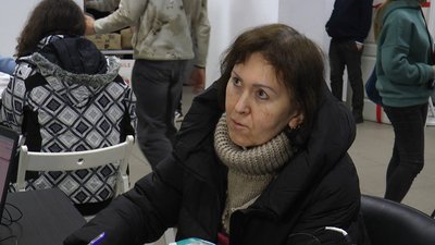 Переселенка з Краматорська Віта Горбань пише лист Переселенка з Краматорська Віта Горбань пише лист