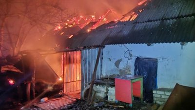 Пожежа, що сталася в Запорізькому районі, 18 лютого 2026