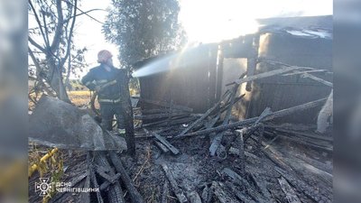 Через підпал сухої трави загорілися господарчі будівлі та будинок на Чернігівщині