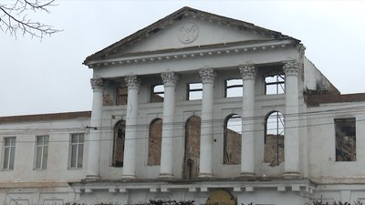 Рік після пожежі у будинку дворянського зібрання у Полтаві: що відомо Рік після пожежі у будинку дворянського зібрання у Полтаві: що відомо