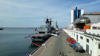 На морвокзал в Одесі прибули кораблі НАТО