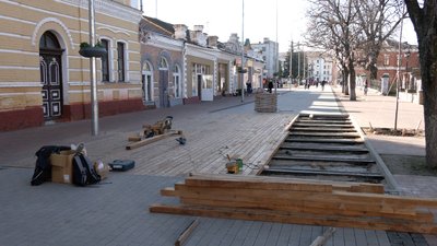 Імітація дубової мостової Імітація дубової мостової
