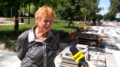 У Житомирі реконструюють бульвар: вкладають плитку, ремонтують фонтан і оновлюють освітлення У Житомирі реконструюють бульвар: вкладають плитку, ремонтують фонтан і оновлюють освітлення