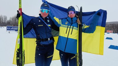 Лижниці Анастасія Лаврик та Єлізавета Нопрієнко на Дефлімпійських іграх-2023. Лижниці Анастасія Лаврик та Єлізавета Нопрієнко на Дефлімпійських іграх-2023.
