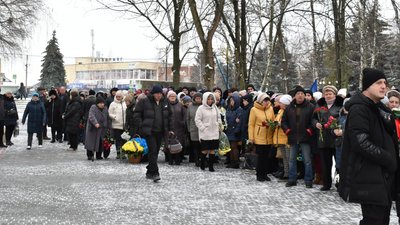 Відкриття Алеї Героїв у Чутовому Відкриття Алеї Героїв у Чутовому