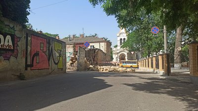 У центрі Одеси стався ще один обвал будівлі У центрі Одеси стався ще один обвал будівлі