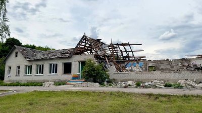 Наслідки удару армії РФ по селу Полошки, 4 червня 2026 року