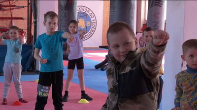 У Черкасах для дітей-переселенців проводять спортивні майстер-класи