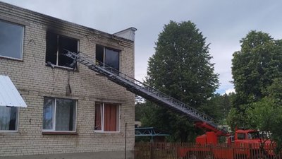 Ліквідація пожежі в селі Орлівка