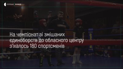 У Вінниці відбувся обласний чемпіонат зі змішаних єдиноборств ММA