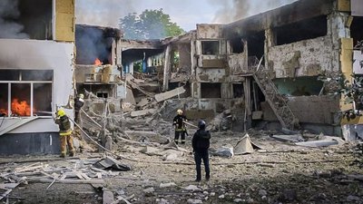 Удар по дитсадку в Чугуєві