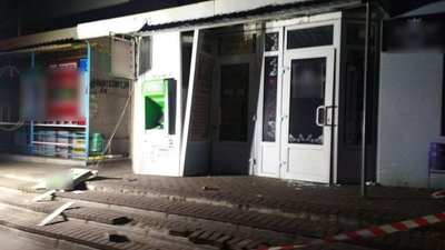На Салтівці підірвали банкомат