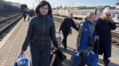 Евакуація, жителі Донеччини, Франківщина