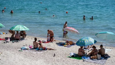 Пляж, море, Одеса, туризм, відпочинок, Чорне море, погода
